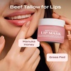 image:imageBody Restore Beef Tallow Lip Mask  Fathers Day Gift for Dad from Daughter Son Wife Overnight Hydrating Lip Treatment Birthday Gifts for Men Self Care Spa Gifts Unscented