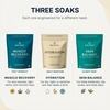 image:imageBody Restore Magnesium Bath Salts Therapeutic Mineral Soak  Variety 3 PackVariety