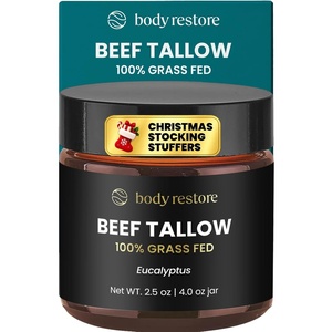 image:imageBody Restore Beef Tallow Cream Manuka Honey  Relief Eucalyptus Mint 25 ozEucalyptus Mint