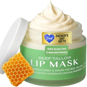 image:imageBody Restore Beef Tallow Lip Mask  Fathers Day Gift for Dad from Daughter Son Wife Bergamot Overnight Hydrating Lip Treatment Birthday Gifts for Men Self Care Spa Gifts