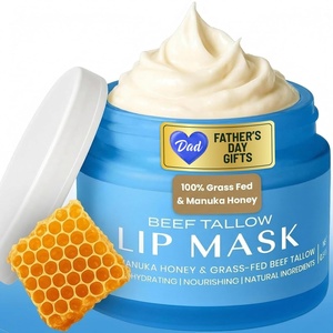 image:imageBody Restore Beef Tallow Lip Mask  Fathers Day Gift for Dad from Daughter Son Wife Peppermint Overnight Hydrating Lip Treatment Birthday Gifts for Men Self Care Spa Gifts