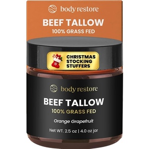 image:imageBody Restore Grass Fed Whipped Beef Tallow Balm  With Manuka Honey For Face Body Dry Skin Skin Care Mothers Day Gifts Gift for Mom Wife Dad Best Friend Travel Essentials  Citrus