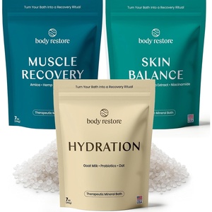 image:imageBody Restore Magnesium Bath Salts Therapeutic Mineral Soak  Variety 3 PackVariety