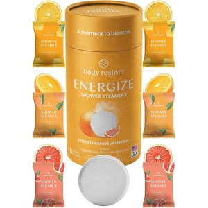 image:imageBody Restore Shower Steamers Aromatherapy 15 Pack Relaxation Birthday Gifts for Women and Men Travel Essentials Stress Relief Self Care  CitrusCitrus