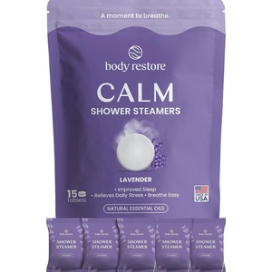 image:imageBody Restore Shower Steamers Aromatherapy 15 Pack Relaxation Birthday Gifts for Women and Men Travel Essentials Stress Relief Self Care  CitrusDreamy Lavender