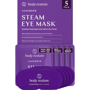 image:imageBodyRestore  Heated Steam Eye Mask Warm Compress Dry Eyes  Zen 5 PackLavender 5 Pack