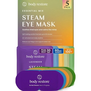image:imageBodyRestore  Heated Steam Eye Mask Warm Compress Dry Eyes  Zen 5 PackVariety 5 Pack